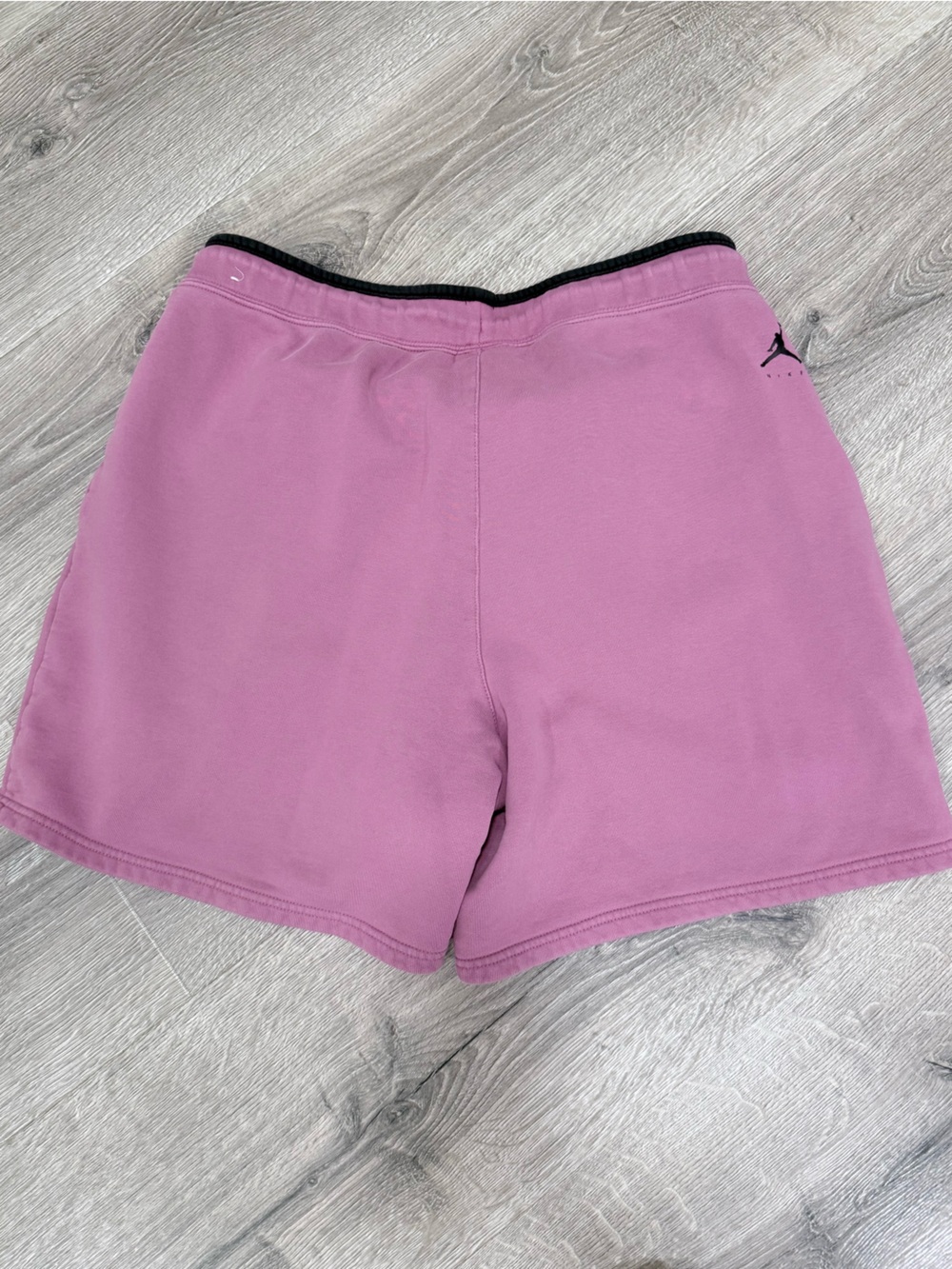 Jordan Men's Athletic Shorts in Pink with Black Accents - Picture 4 of 5